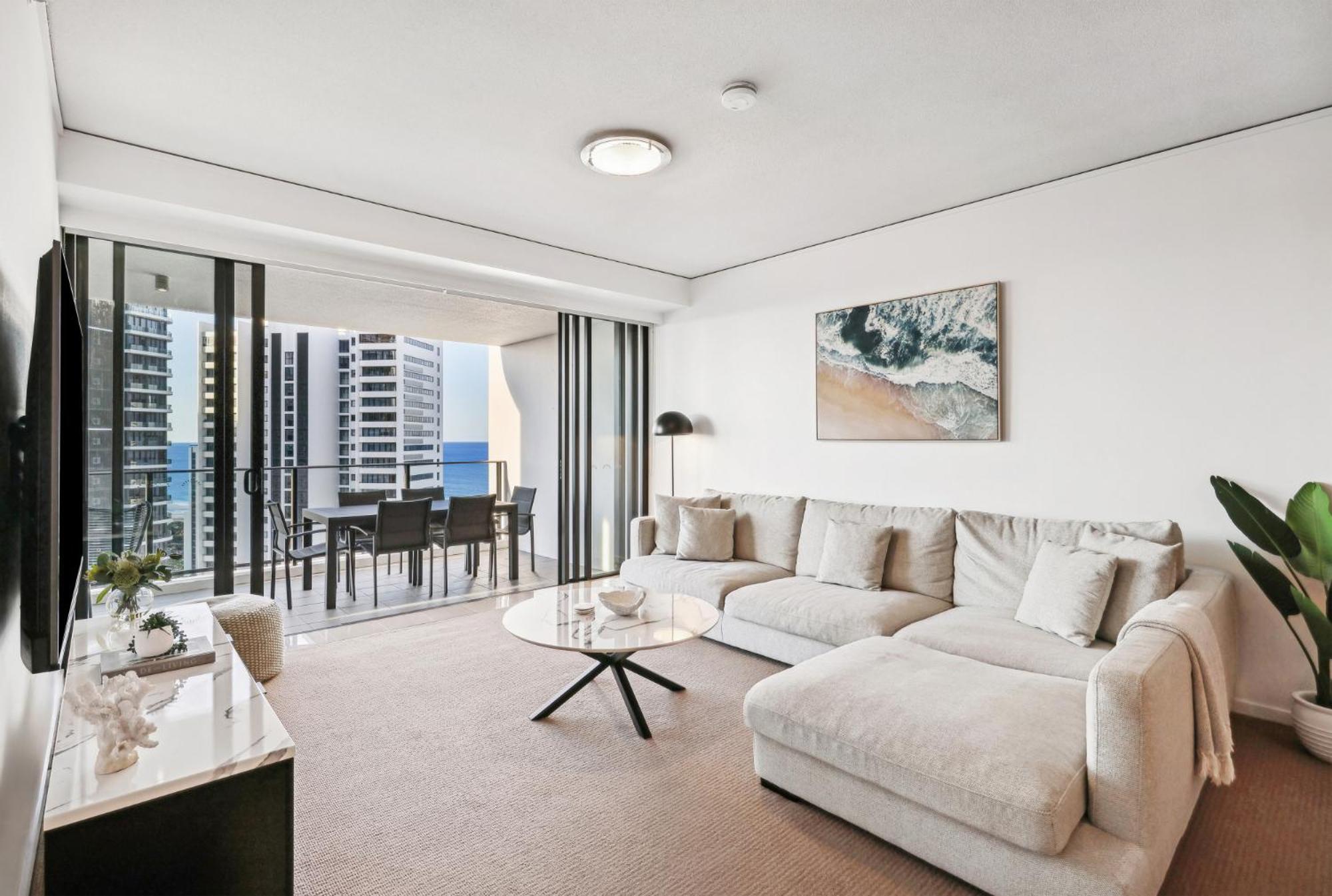 Ocean View 3-Bed With Gym, Pool, Sauna & Parking Gold Coast Esterno foto